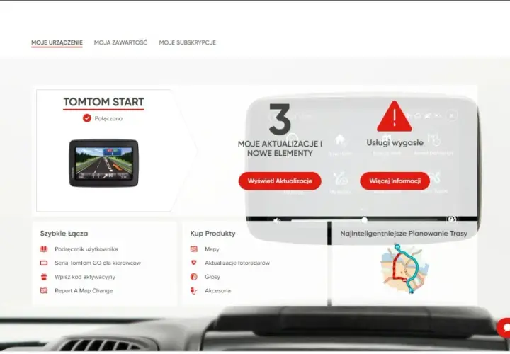 Jak zaktualizować mapy TomTom VIA 125 i uniknąć problemów z nawigacją