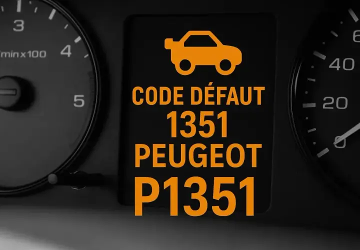 Kontrolka silnika Peugeot P1351. Problem z 2.0 HDI, nierówna praca silnika po odpaleniu.