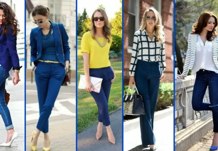 Pantalón azul marino: 70+ ideas para combinarlo con estilo y acierto