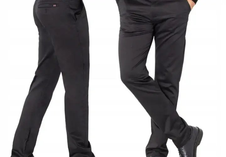 Spodnie materiałowe męskie eleganckie: jak wybrać idealny model na każdą okazję