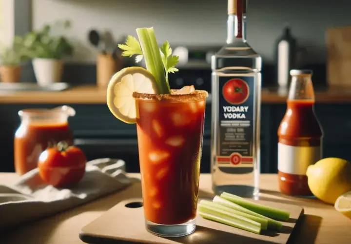 Klucz do smaku Bloody Mary jak z cocktail baru? Tajemnicze przyprawy, które nadadzą mu głębi. Wódka, sos pomidorowy, seler, cytryna i sekretne dodatki.