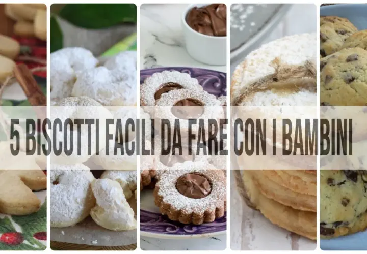 Biscotti da fare con i bambini con le formine: stelline, ciambelline ripiene e cookies al cioccolato.