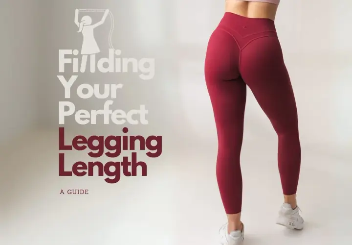 A guide on finding your perfect legging length, with tips on how to hem leggings for a custom fit.