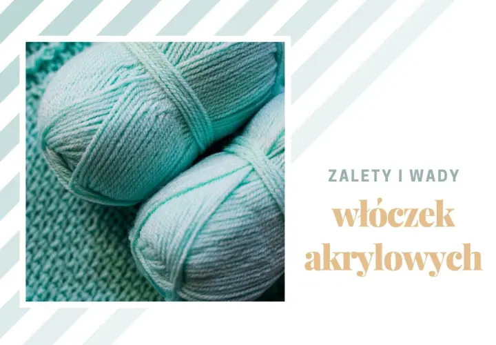 Dwa motki turkusowej włóczki akrylowej, idealne do dziergania. Co to jest anilana? To właśnie włóczka akrylowa!