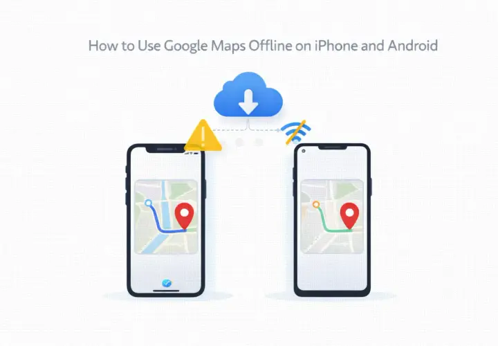 Aktualizacja Map Google: Android, iOS, offline proste kroki