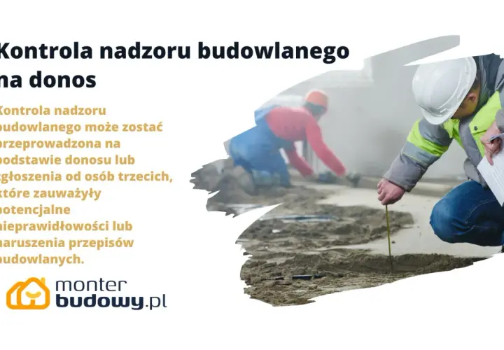 Inspektor nadzoru budowlanego sprawdza postęp prac na budowie, dokumentując swoje ustalenia.