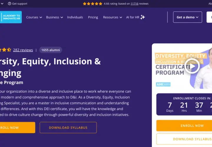 Learn to transform your organization with the online DEI certificate program. Master inclusive communication and drive culture change. Enroll now!