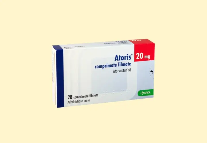 Opakowanie leku Atoris 20 mg, zawierające 28 tabletek. Szukasz zamienników Atoris?