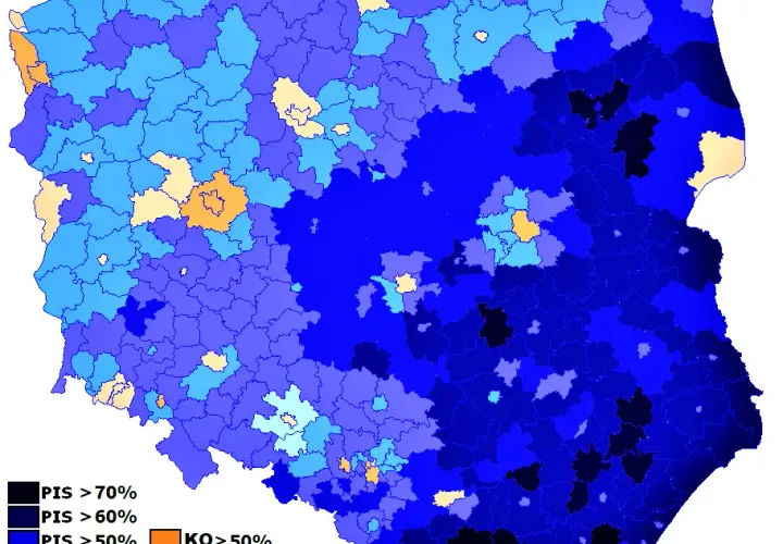 Ile PiS jest u władzy w Polsce? Kluczowe regiony i wyniki wyborów