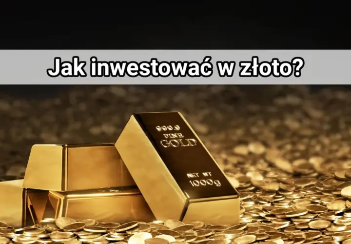 Sztabki złota i monety. Analiza inwestycji w złoto.