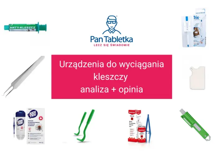 Zestaw narzędzi i preparatów, które pomogą Ci szybko i bezpiecznie jak wyjac kleszcza.