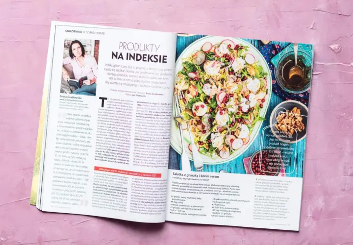 Dieta z niskim indeksem glikemicznym to klucz do zdrowia. Sałatka z gruszką i kozim serem to pyszny sposób na niskie IG.