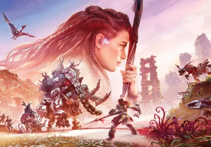 Aloy walczy z mechanicznymi bestiami w świecie Horizon Forbidden West. Poradnik pomoże Ci przetrwać.