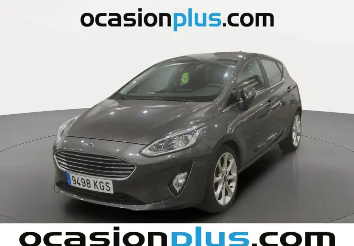 Ford Fiesta 1.0 Ecoboost 100cv: opiniones sobre este coche gris oscuro. ¡Ideal para la ciudad!