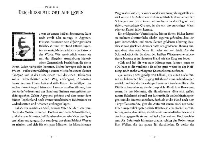 Die Kinder des Dschinn: Baksheesh und sein Vater Hussein graben in der Wüste nach Schätzen. Ein unerwartetes Ereignis erschüttert die Erde.