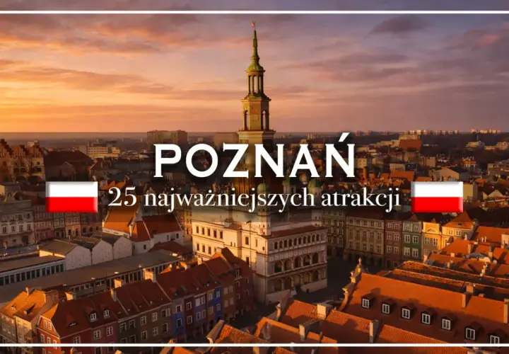 Poznań: 25 najciekawszych atrakcji dla dorosłych. Widok na Stary Rynek o zachodzie słońca.