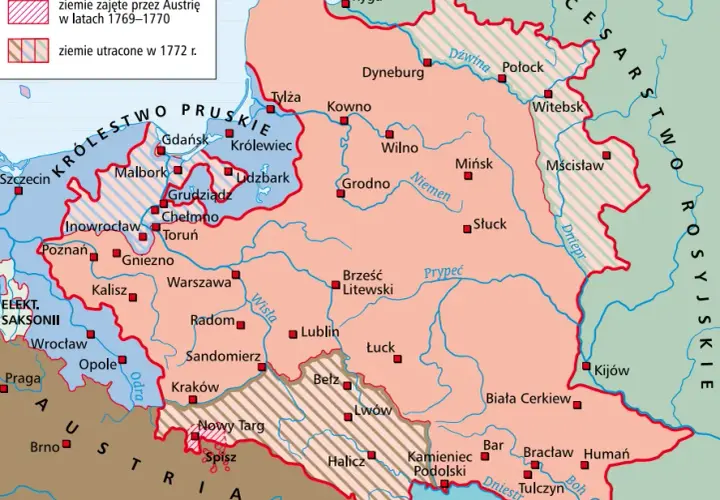 W którym roku był 1 rozbiór Polski i dlaczego to ważne dla historii?