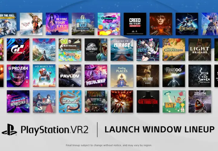 Wiele ekscytujących **PS VR2 gry** w tym Horizon, Gran Turismo 7, No Man's Sky, Resident Evil Village i inne.