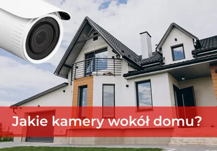 Kamera BCS nad nowoczesnym domem. Zapewnij bezpieczeństwo dzięki monitoringowi zewnętrznemu.