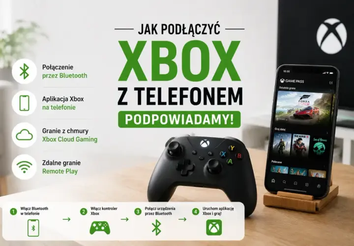 Jak podłączyć pada Xbox One do telefonu? Instrukcja krok po kroku: włącz Bluetooth, sparuj kontroler, uruchom aplikację Xbox i graj!