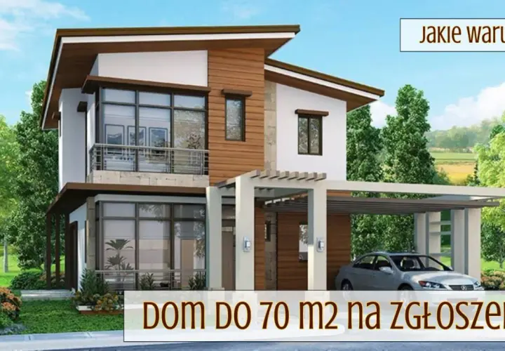Nowoczesny dom do 70 m2 na zgłoszenie, idealny na działkę rolną. Zapytaj o warunki!