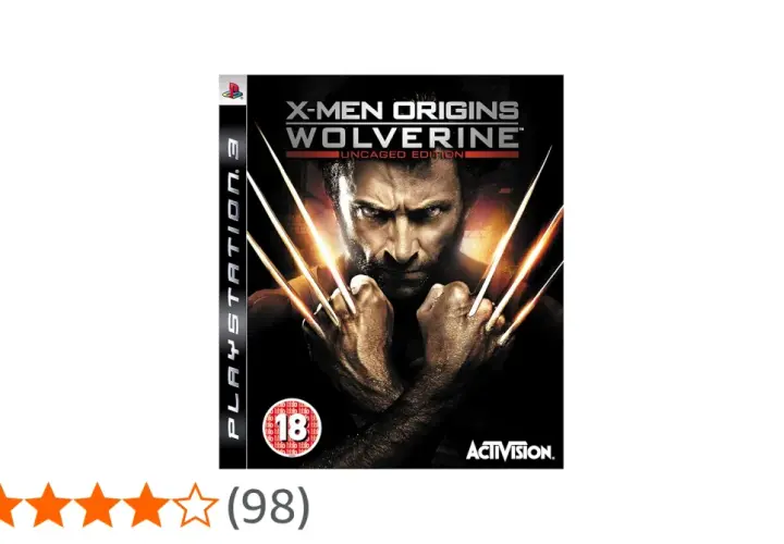 Okładka gry X-Men Origins Wolverine na PS3. Logan z wysuniętymi pazurami, gotowy do walki.