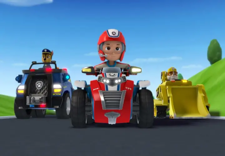 Psi Patrol: Chase, Ryder i Marshall w swoich pojazdach gotowi do akcji. Znajomość psi patrol imiona to klucz do sukcesu!