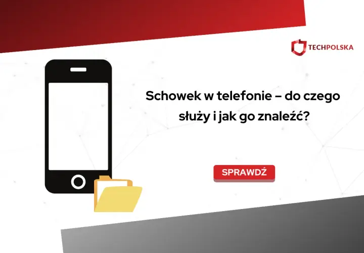 Dowiedz się, gdzie jest schowek w telefonie, do czego służy i jak go znaleźć. Ikona telefonu i folderu.