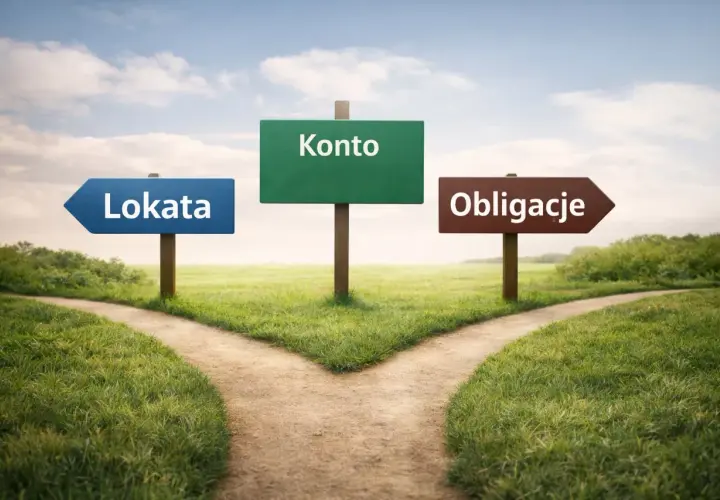 Rozdroże finansowe: ścieżka do konta, lokaty czy obligacji? Wybór zależy od Ciebie.