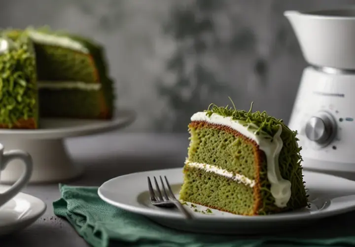Przepis na ciasto mech Thermomix: Zielony deser z Thermomixu