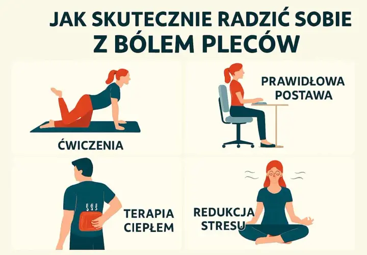 Ból pleców? Szybka ulga: domowe sposoby, ćwiczenia i sygnały alarmowe