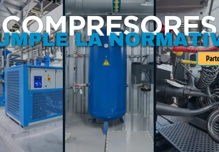 Compresores industriales y sus sistemas, cumpliendo la normativa. Parte 7 de 7.