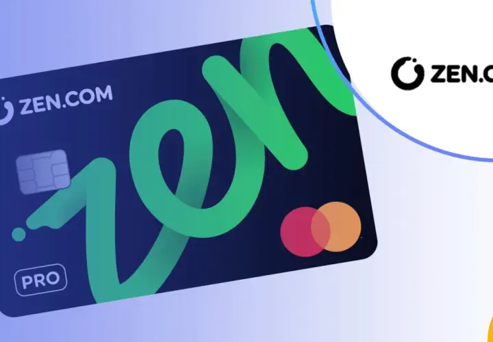 Karta ZEN.COM PRO z zielonym logo ZEN. Posiadanie konta zen to wygoda płatności.