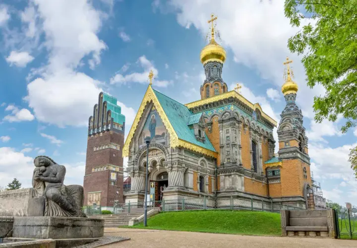 Russische Kapelle und Hochzeitsturm: Ein Muss für Darmstadt Geheimtipps.