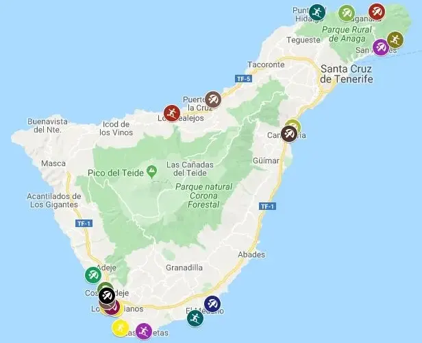 Mapa de isla de Tenerife: Encuentra el mapa perfecto para explorar