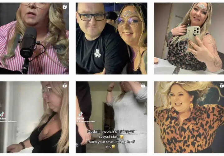 Mama na obrotach w różnych odsłonach: od nagrań z mikrofonem, przez selfie z ukochanym, po dynamiczne ujęcia.