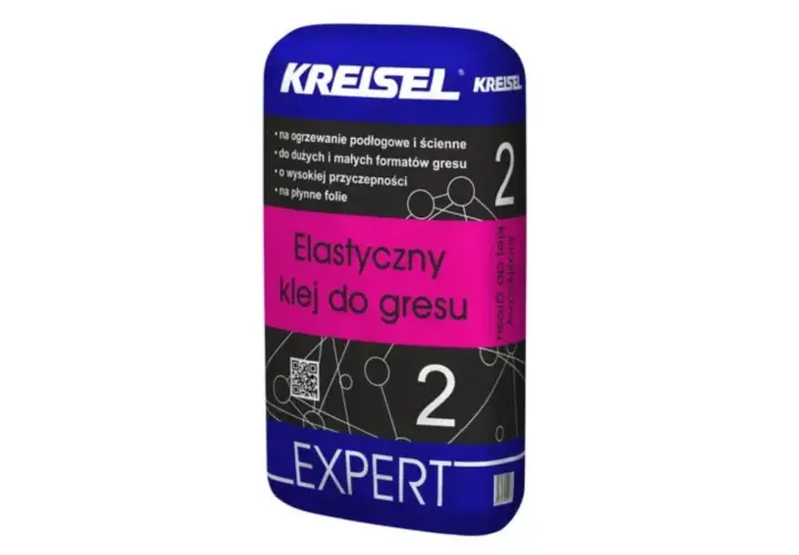 Klej KREISEL EXPERT 2 - elastyczny klej do gresu, idealny na ogrzewanie podłogowe i ścienne.