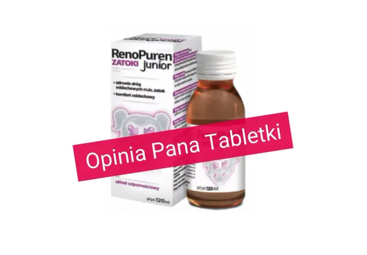 RenoPuren Zatoki Junior - płyn na zatoki i drogi oddechowe. Opinia Pana Tabletki.
