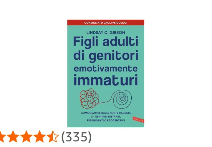 Copertina del libro "Figli adulti di genitori emotivamente immaturi", con un'illustrazione che simboleggia il percorso di guarigione.