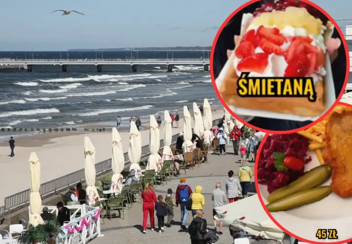 Kołobrzeg: gdzie dobrze i tanio zjeść? Plaża, molo i smaczne jedzenie, jak gofry ze śmietaną i obiady za 45 zł.