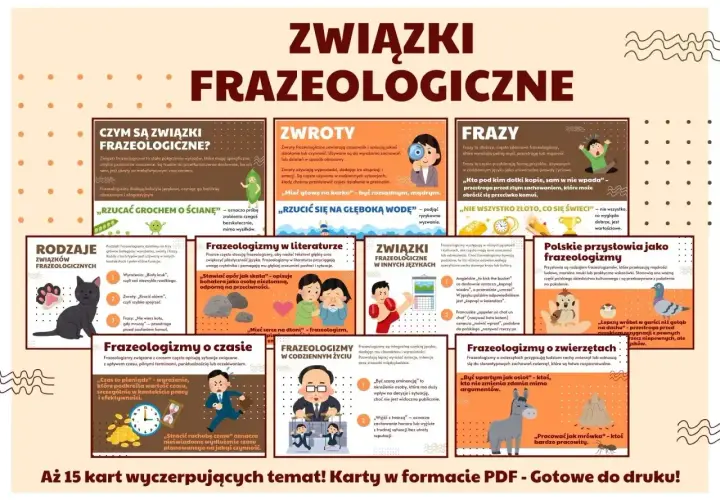 Związki frazeologiczne to barwne perełki języka polskiego, które nadają mu głębi i ekspresji.
