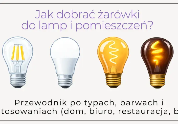 Różne rodzaje żarówek LED: filamentowa, mleczna, ozdobna. Przewodnik po typach, barwach i zastosowaniach.
