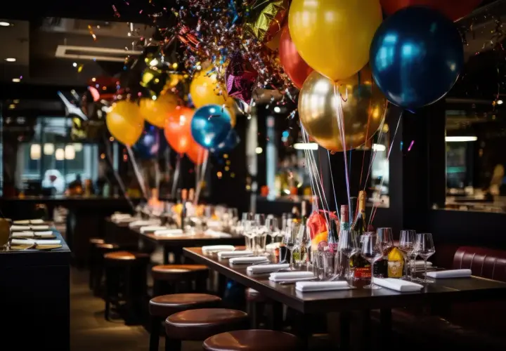 Balony i konfetti na przyjęciu. Zastanawiasz się, ile kosztuje 18 na 30 osób?
