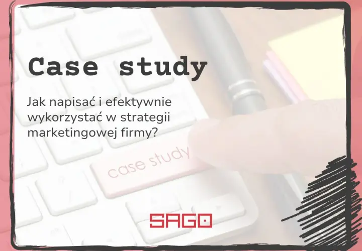 Jak napisać studium przypadku i wykorzystać je w strategii marketingowej firmy? Klawisz "case study" na klawiaturze.