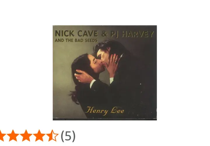 Okładka singla "Henry Lee" Nick Cave & PJ Harvey. Para całuje się namiętnie.