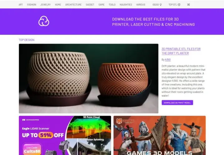 Dwa eleganckie donice z druku 3D, gotowe projekty do pobrania. Idealne do roślin.