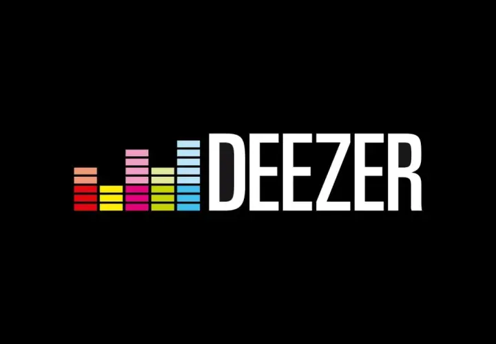 Kolorowy equalizer obok białego napisu DEEZER. To logo popularnej platformy muzycznej, która odpowiada na pytanie: deezer co to?