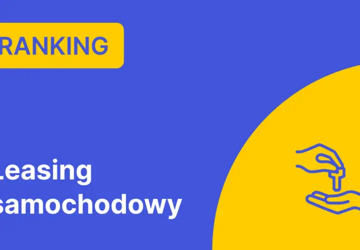 Ranking leasingów samochodowych. Ikona przekazania kluczyków symbolizuje transakcję.