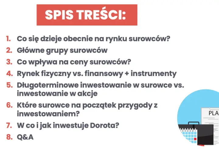 Spis treści prezentuje kluczowe zagadnienia dotyczące inwestycji w surowce, od analizy rynku po praktyczne wskazówki.