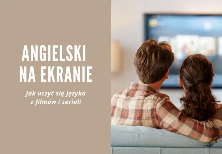 Para oglądająca film na ekranie telewizora.